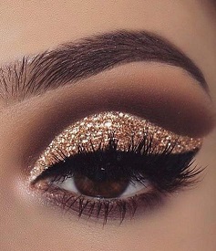 golden glitter