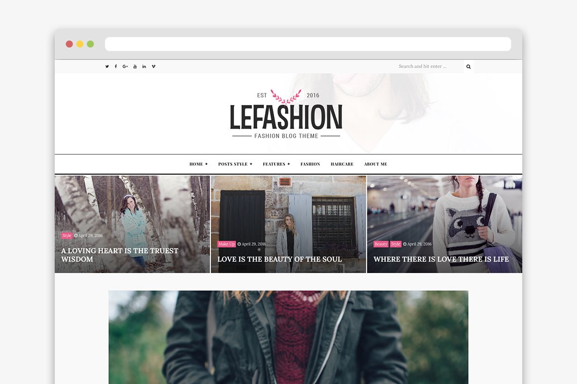 fashion blogger themes