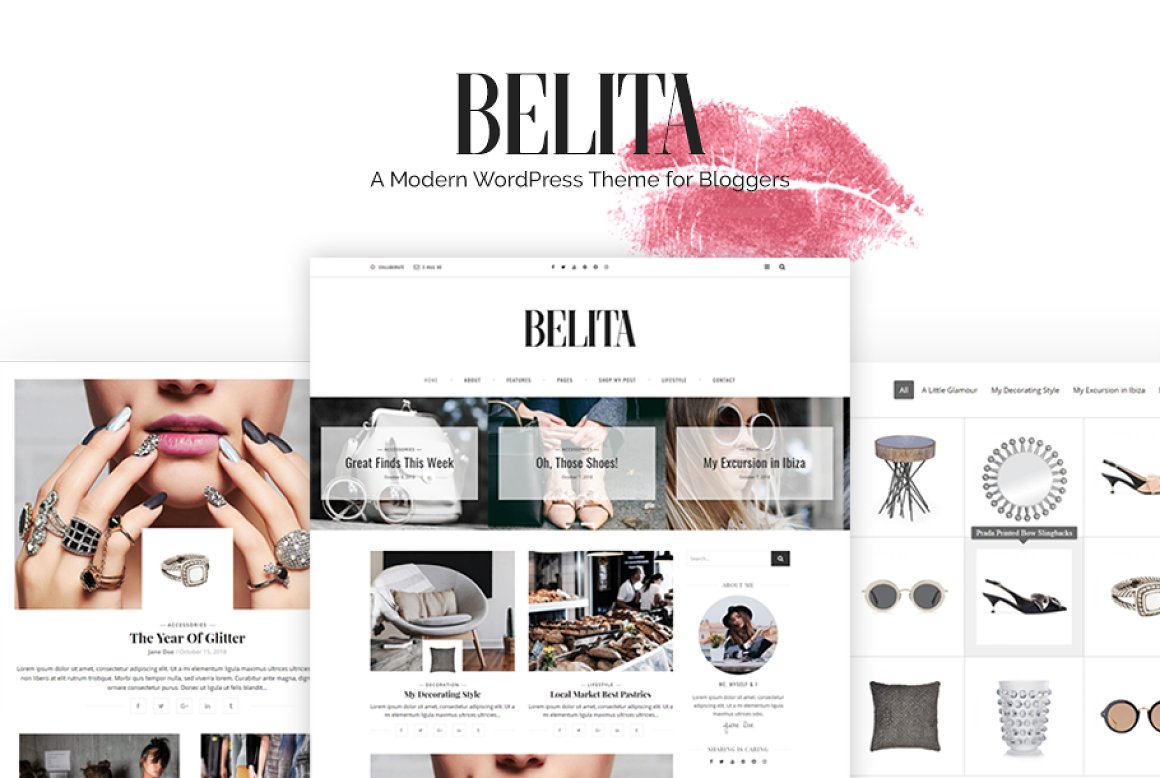 fashion blogger themes