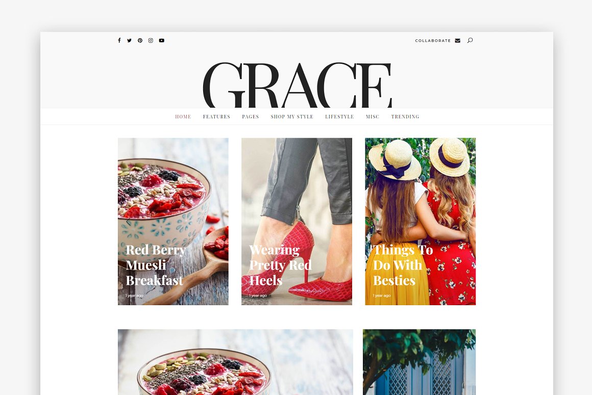 fashion blogger themes