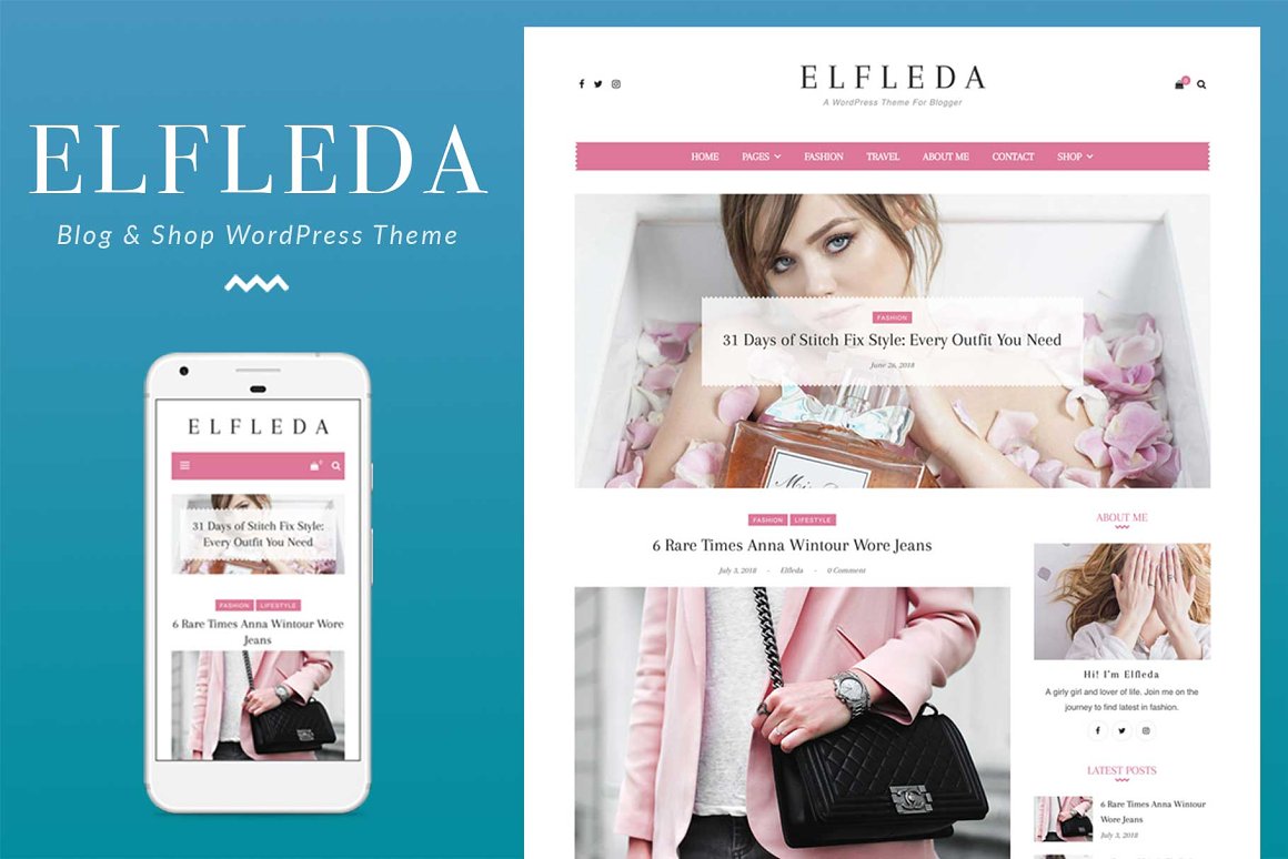 fashion blogger themes