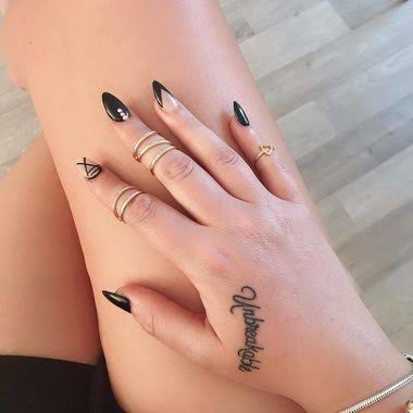 Small cute hand tattoos 