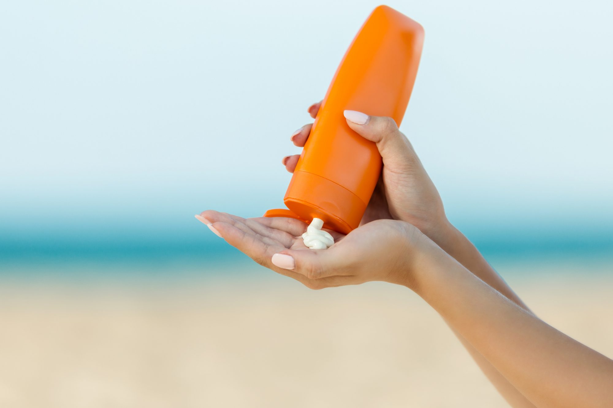 dark spots on skin sun block