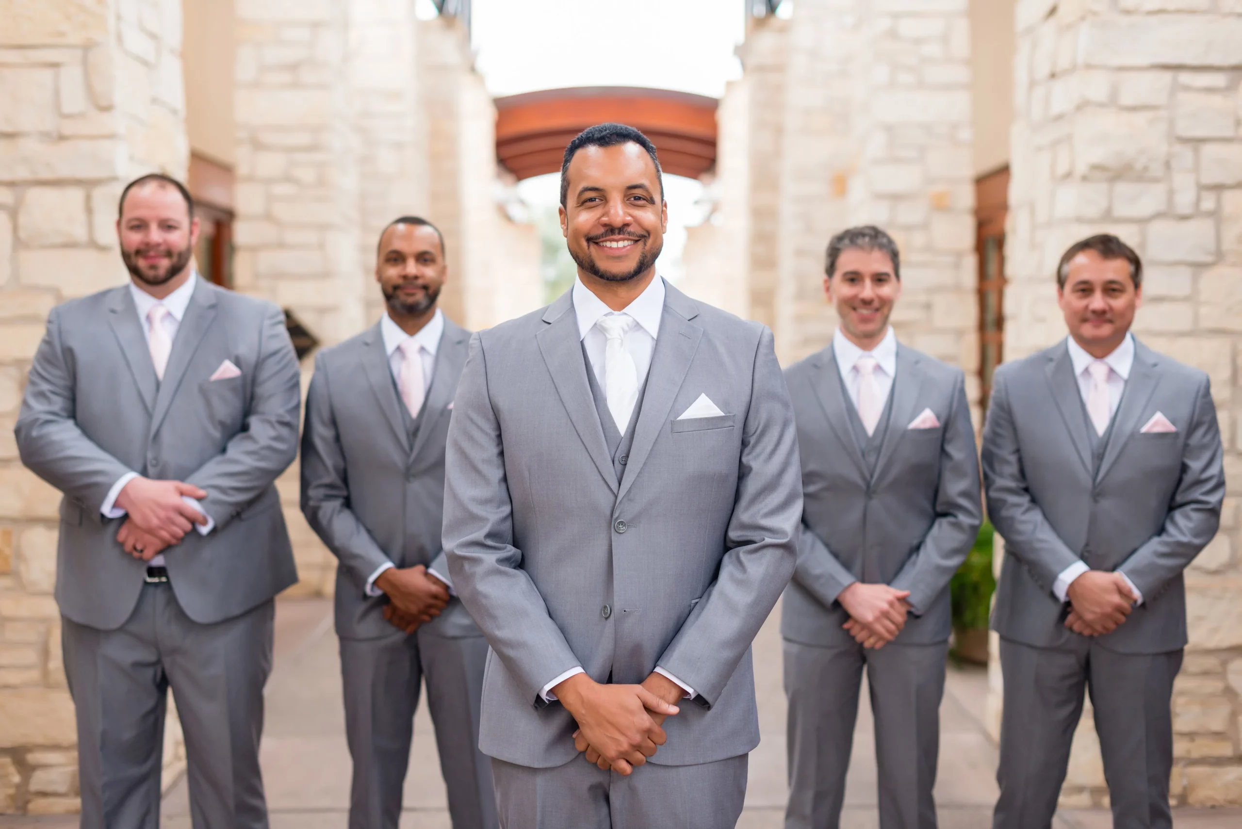 Grey wedding suits
