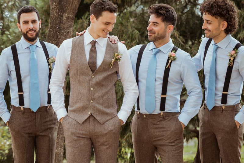 Classic wedding suits