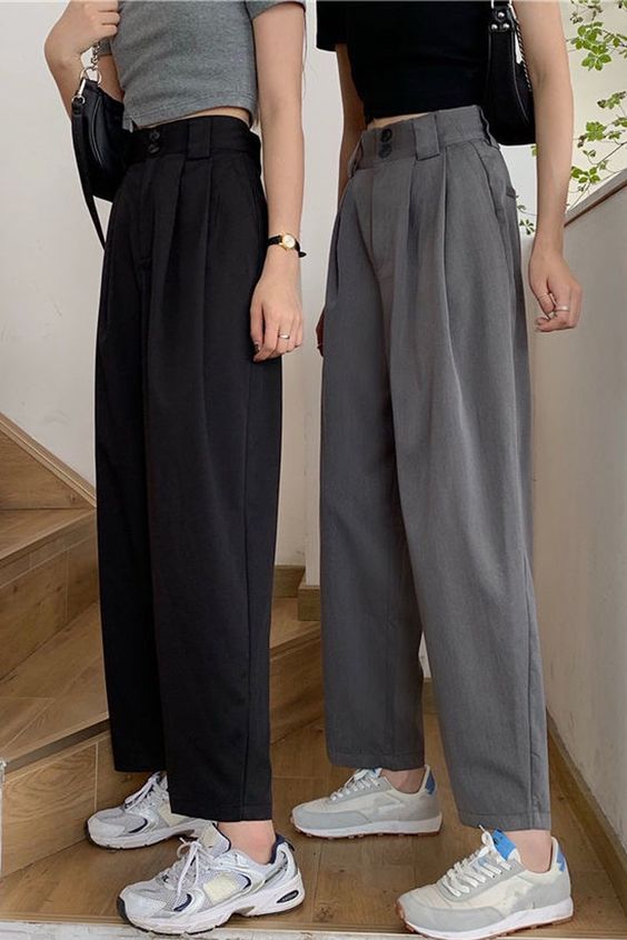 Ankle pants Korean fashion outfits