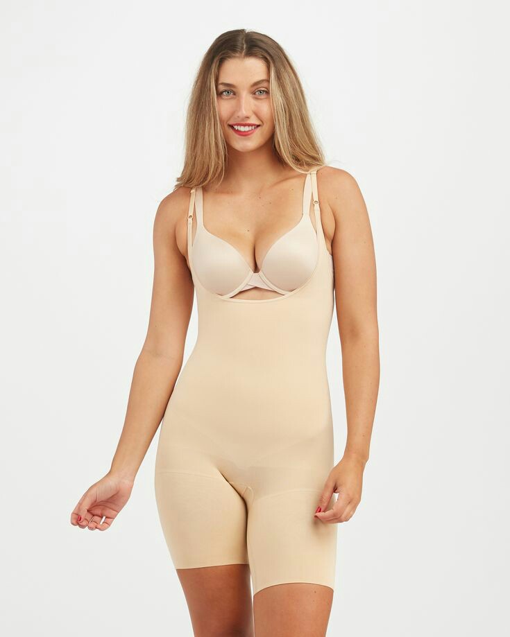 Open bust body shapers