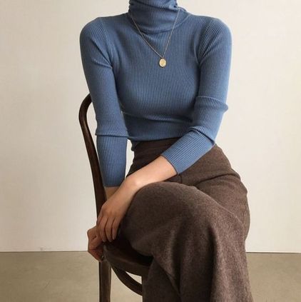 Dark Academia turtleneck