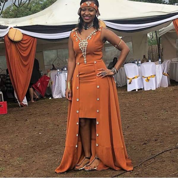 The Kikuyu Traditional wedding dress