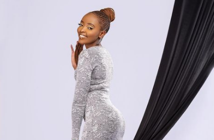 Mungai Eve in Silver Mini dress