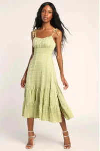 metallic-green-outdoor-summer-wedding-guest-dresses