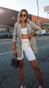 Celebs in hot sexy biker shorts 