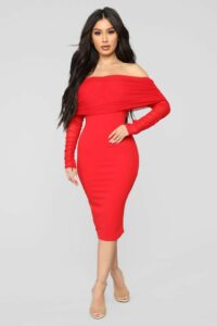 Sexy clothes: Off-shoulder bodycon Sexy Clothes for dinner
