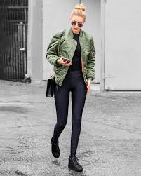 Bomber jacket casual outfits