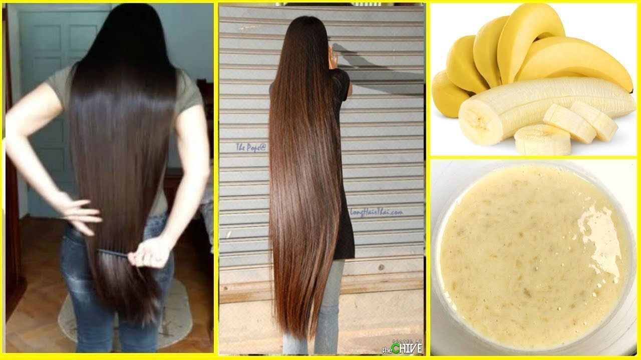 Healthy and Fast-Growing Hair: bananas