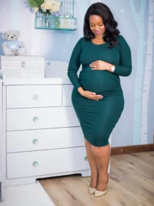 comfy maternity dress