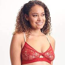 sexy red bralette