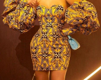 short ankara dresses