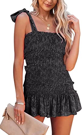 1.Floral Mini dresses