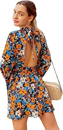 4.Floral Mini dresses