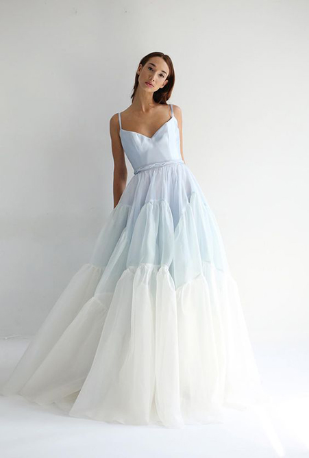 An Ombre Wedding Dress