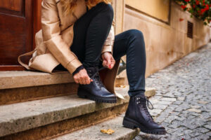 stylish in boots