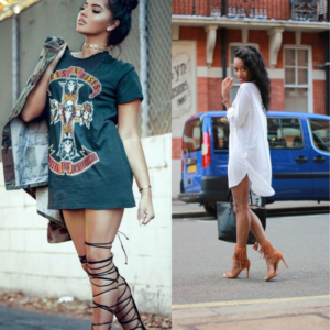 Shoes to Rock a Shirt Dress hot and sexy