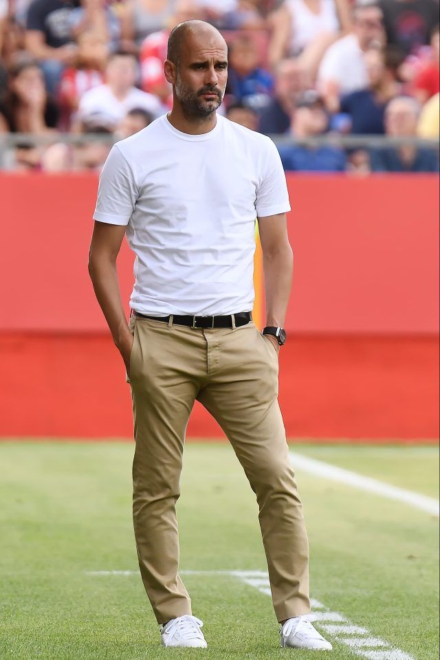 stylish pep guardiola