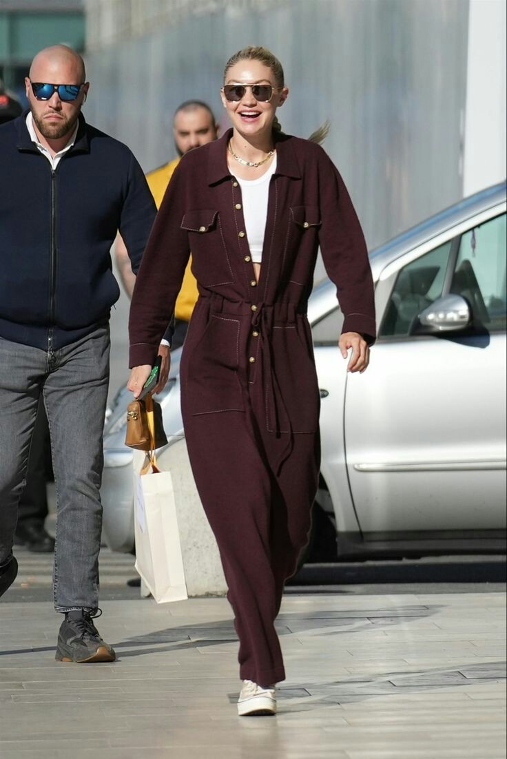 brown buttoned-up overall