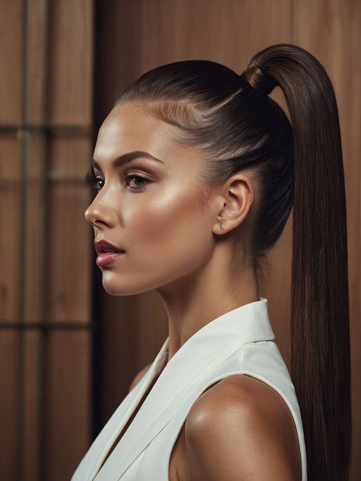 perfect high ponytail