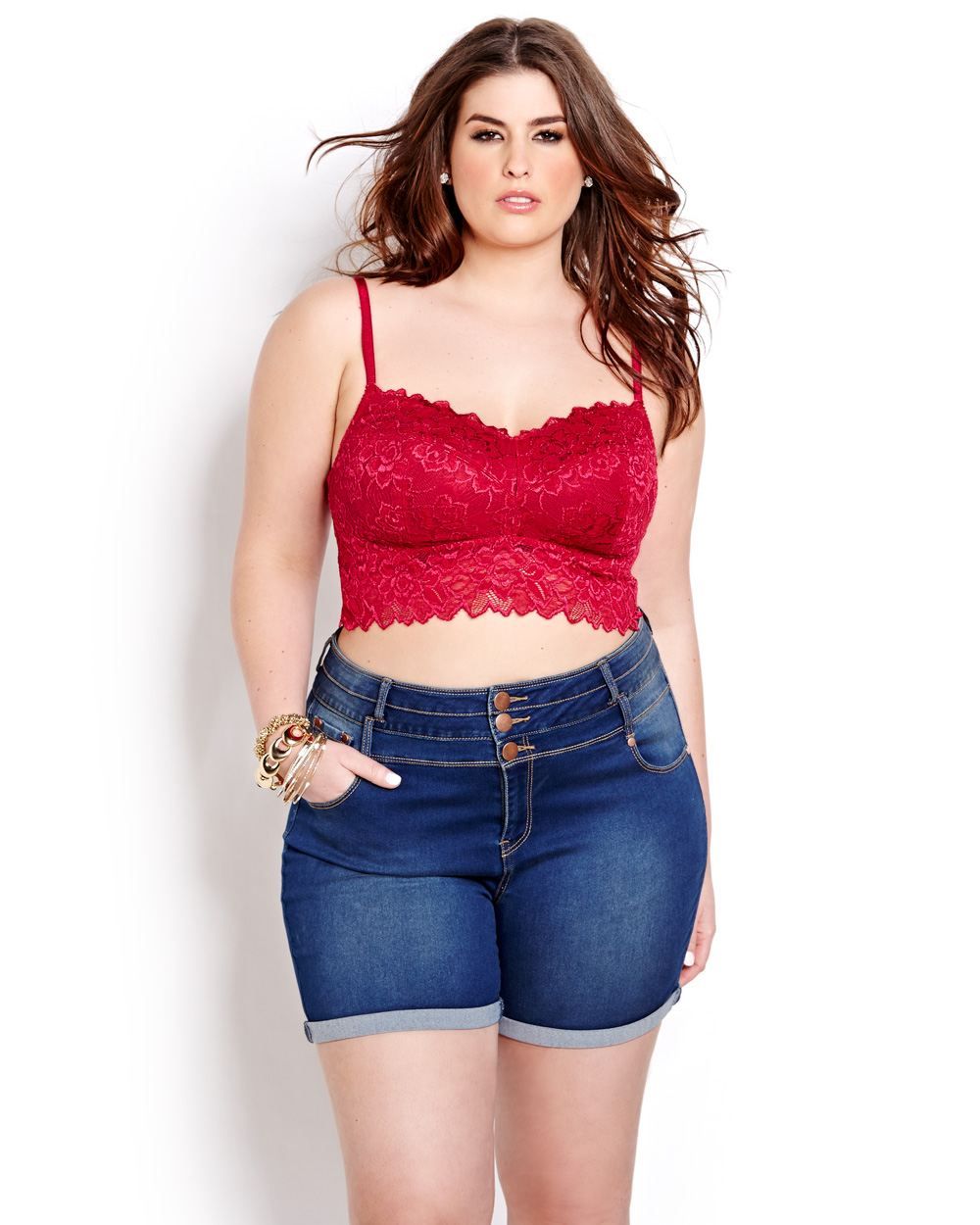latest Plus Size crop tops
