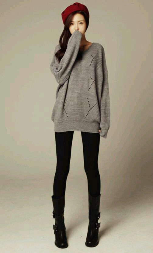 Korean winter fashion accessories