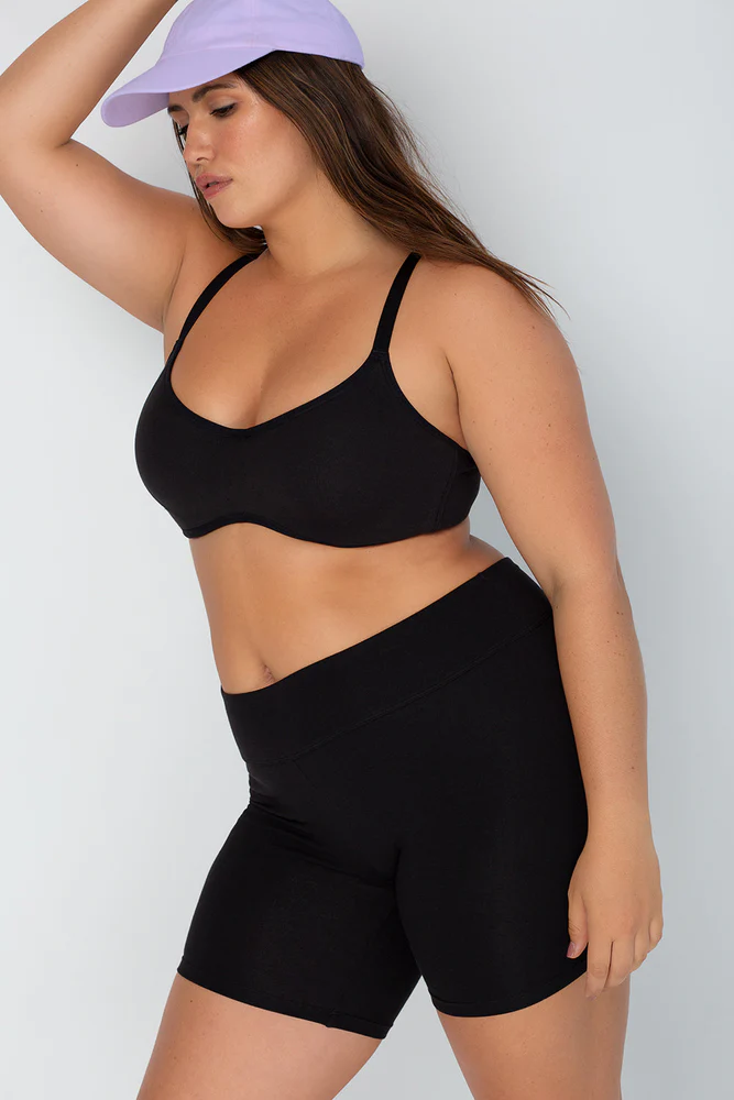 sexy Plus-Size Biker Shorts