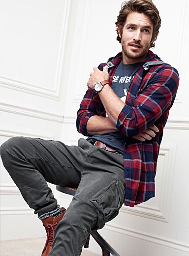 flannel shirt cold-weather wear