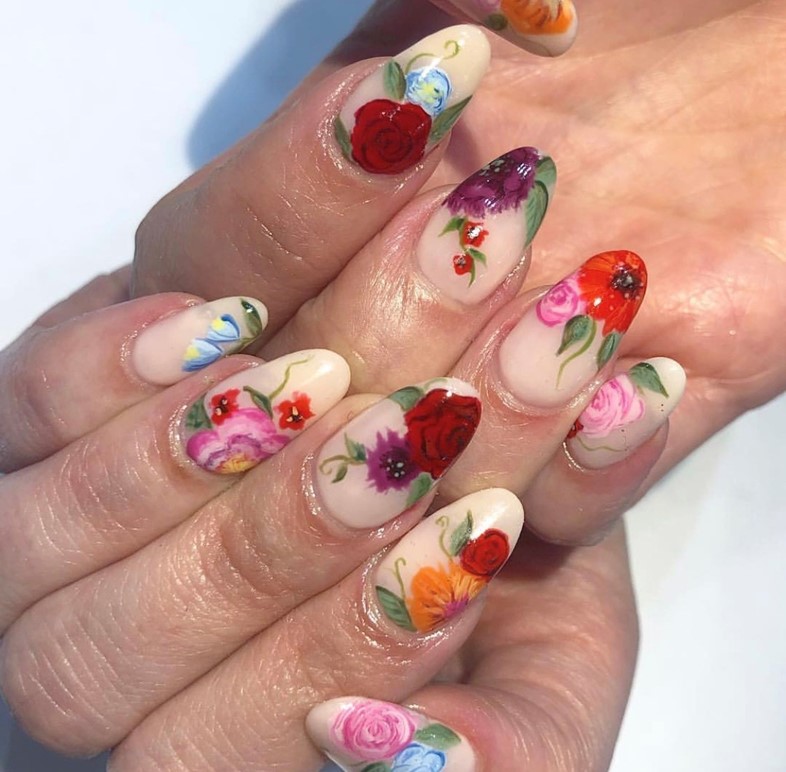 Cute Nails floral