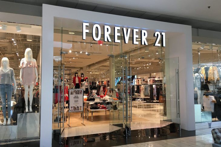 Forever 21 fashion retailers