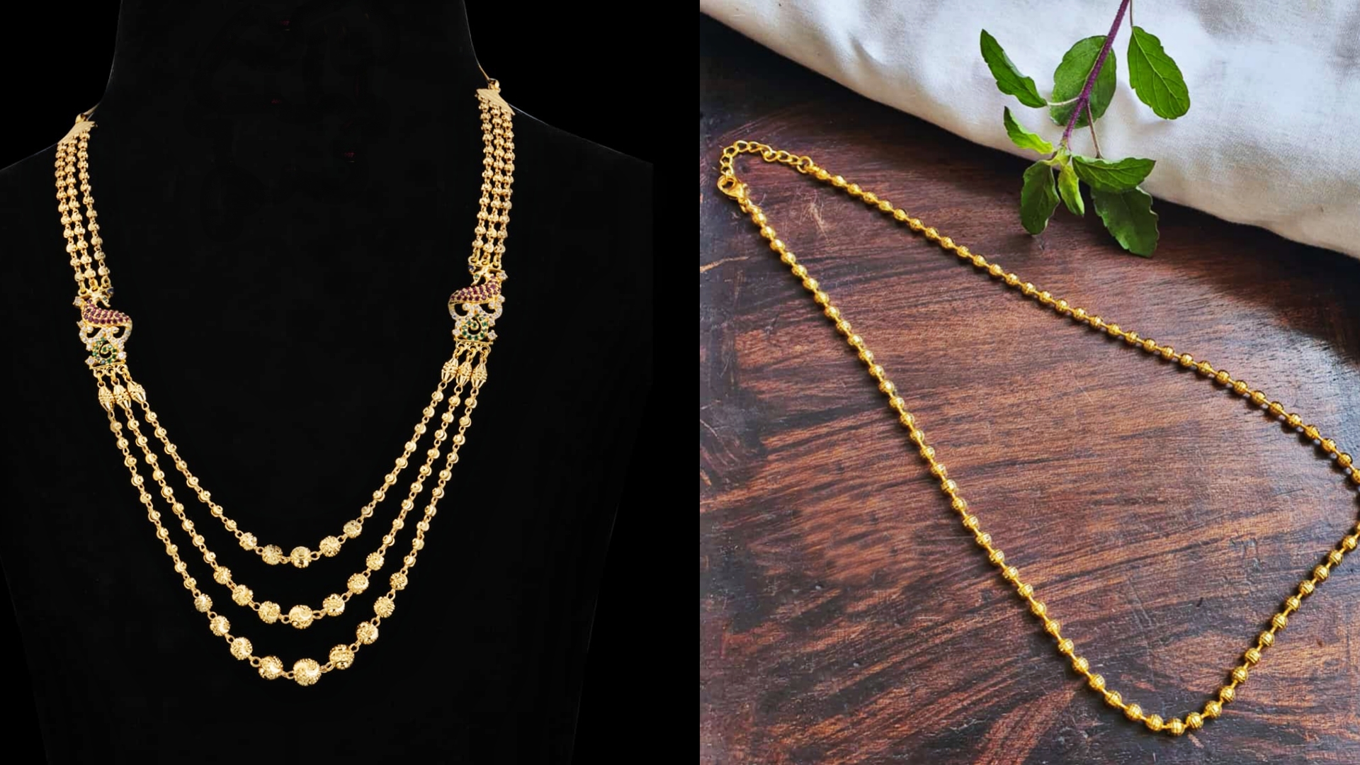 Gold Short Necklace 4