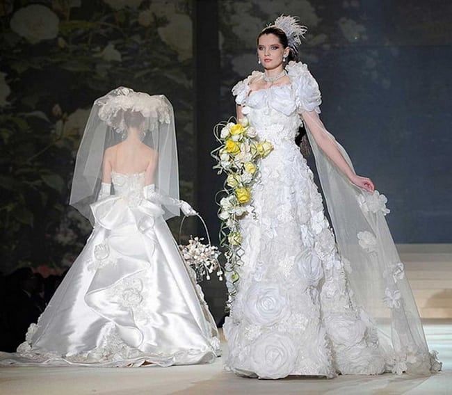 White Gold Diamond Dresses