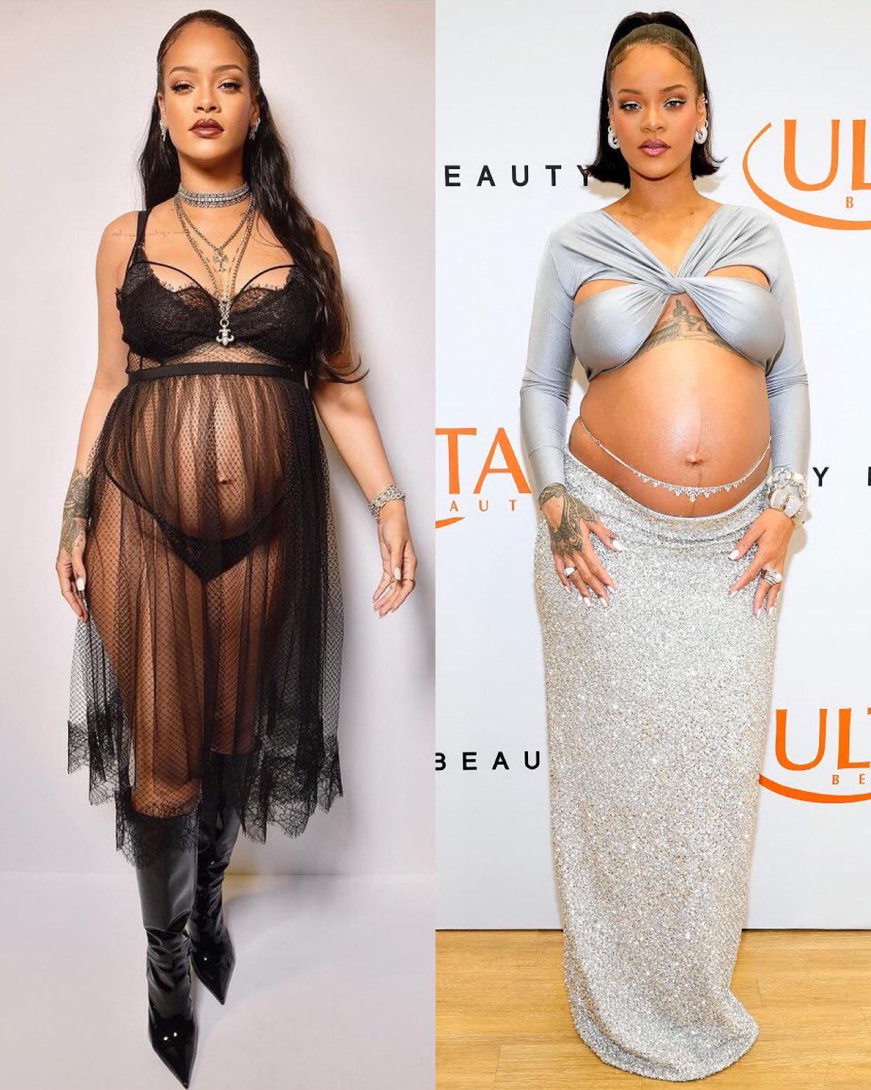 Rihanna Pregnant ouftits