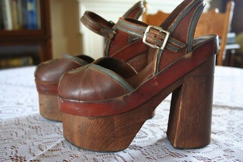1960's type platform shoes