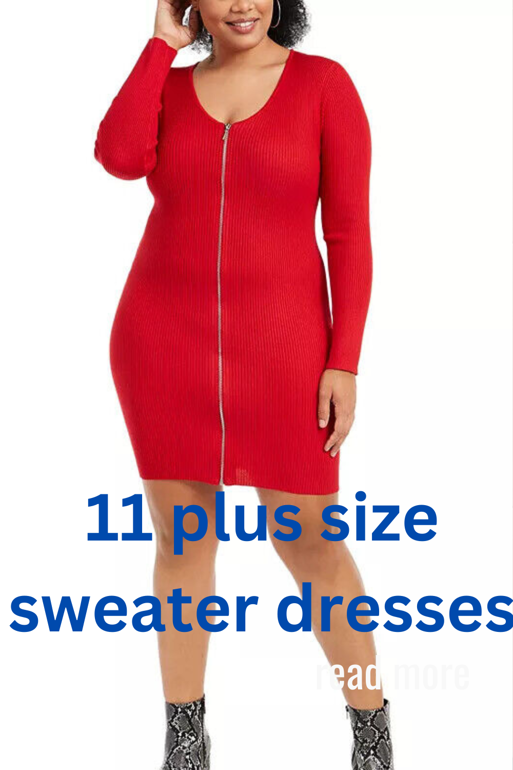 Plus size Sweater Dress sexy