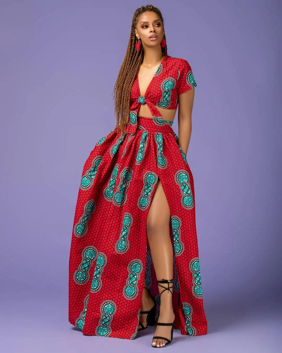 Long Skirts Ankara high slit