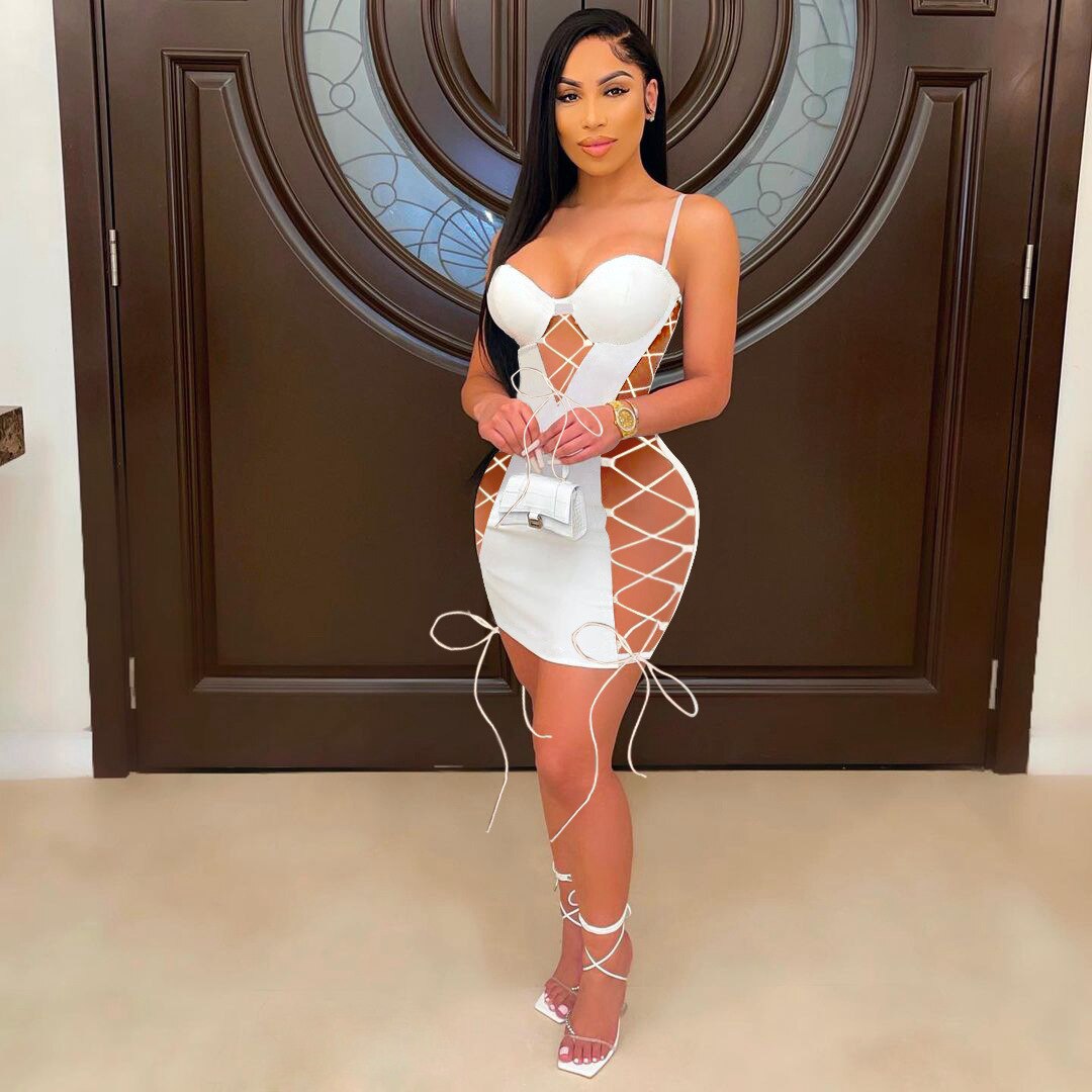 sexy Drawstring Dress