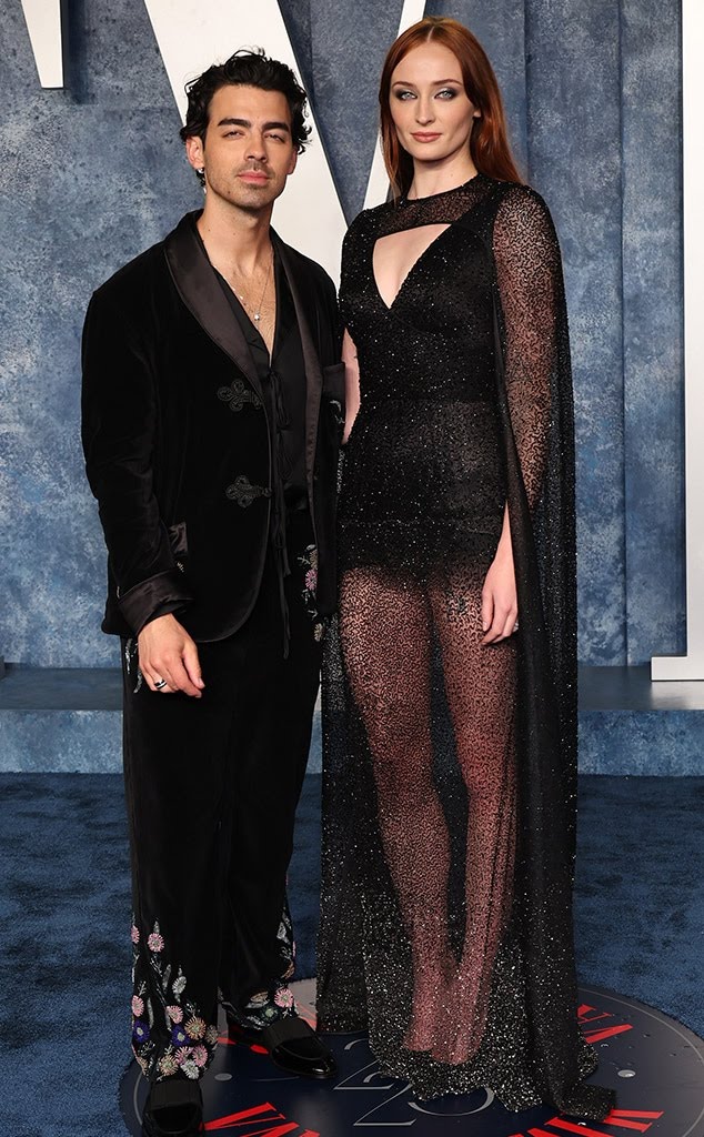 Best dressed celebrity couple at the 2023 Vanity Fair Oscars After-Party: Joe Jonas and Sophie Turner