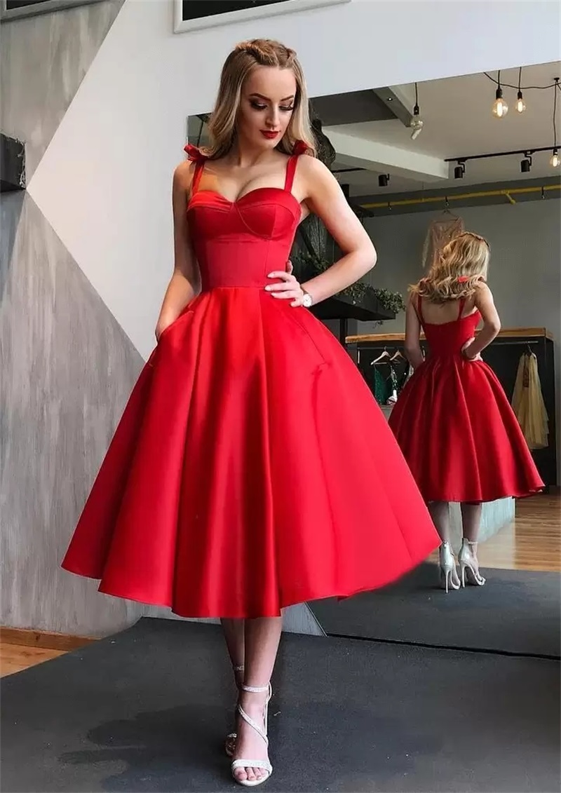 Tea Party Dresses red