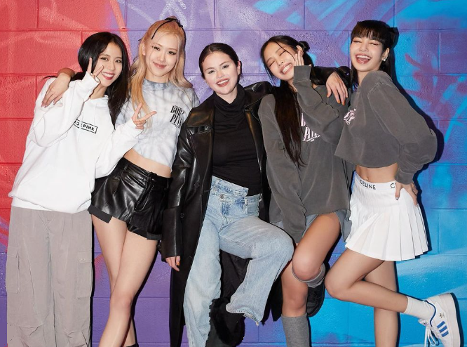 Selena and Black Pink