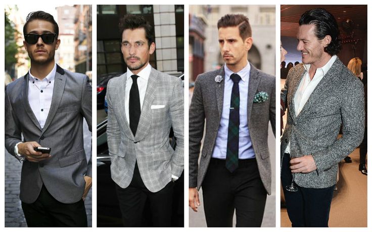 How to Wear Men's Separates Combinations | Black pants men, Grey blazer black pants, Black trousers men