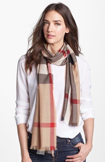 Burberry scarf sexy