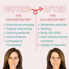 The Galveston diet before and after