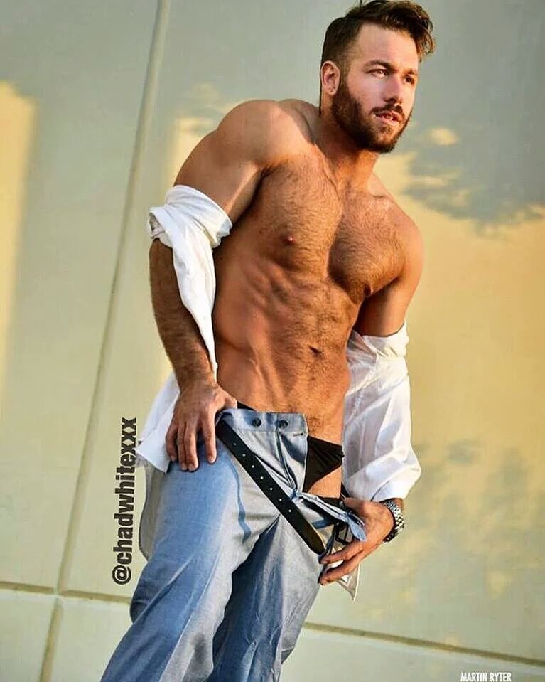 Chad White hot black male models